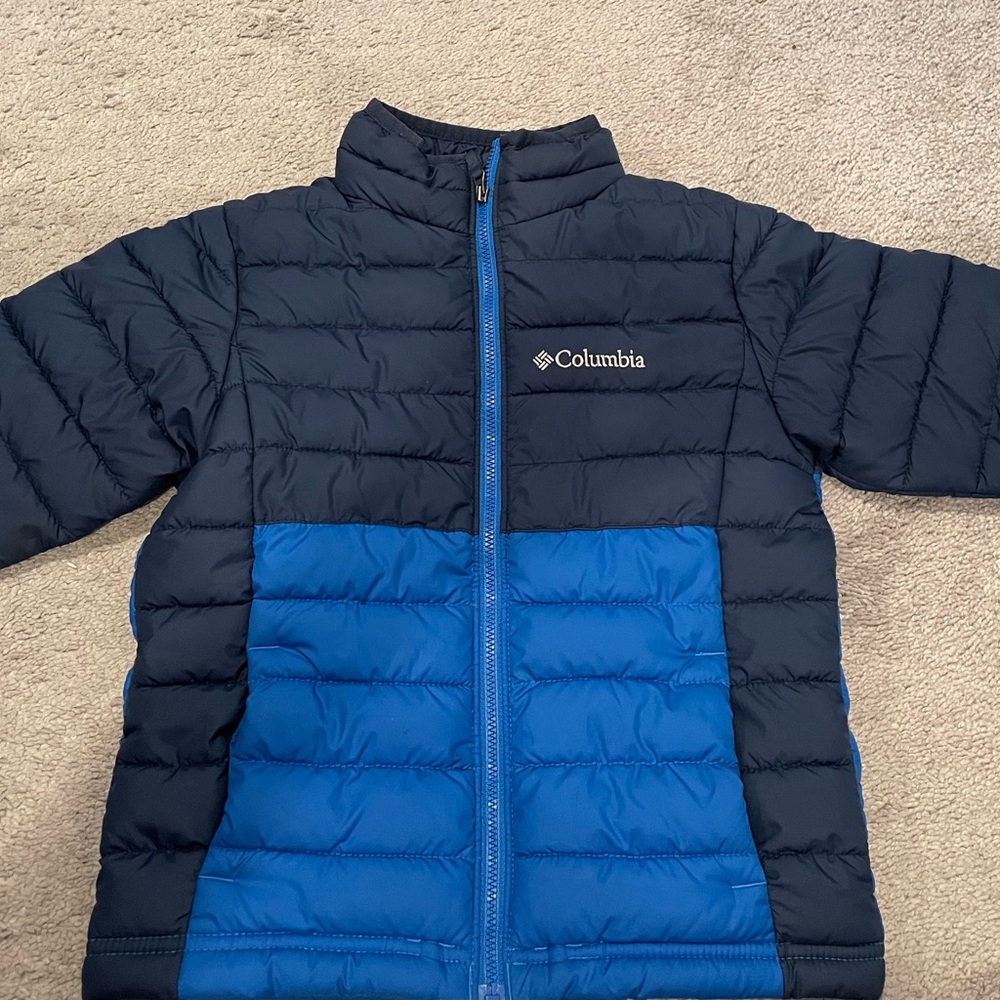 Columbia Navy and Royal Blue Quilted Jacket